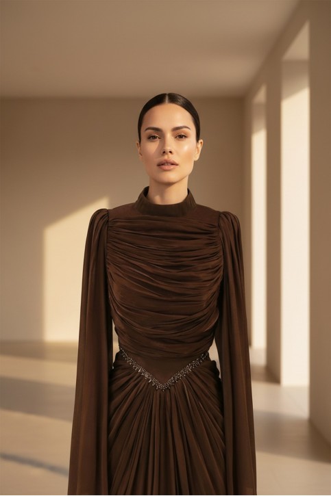 Nil Abiye Kahverengi