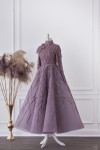 Luxe Abiye Lila