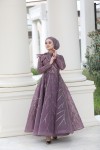 Luxe Abiye Lila