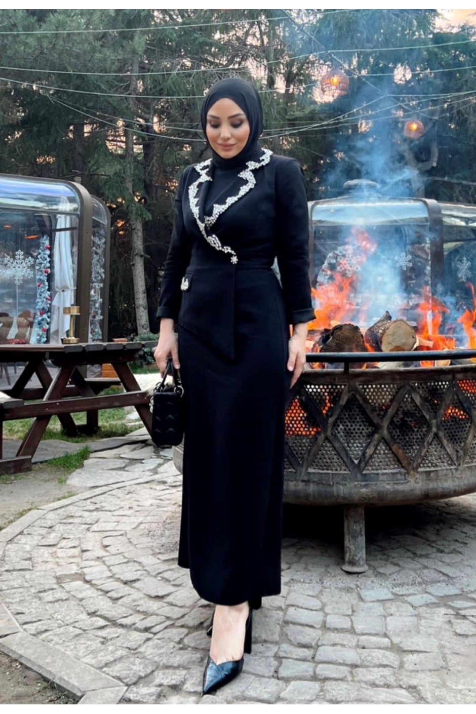 Blazer Elbise  Siyah