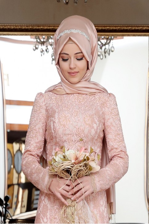 Öykü Dantel Abiye Pudra